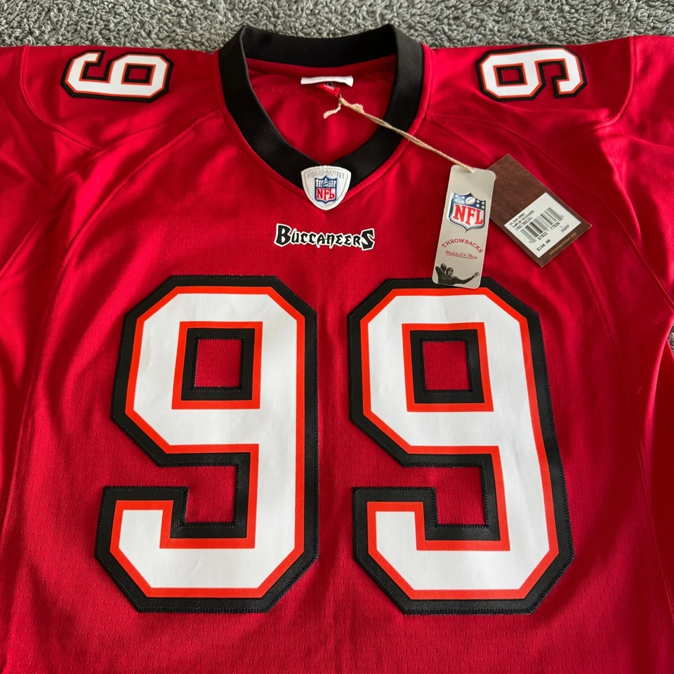 Mitchell & Ness 2002 Warren Sapp NFL Tampa Bay Buccanners Legacy Jersey Sz 44L - Image 3 of 4
