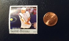 Sello Andre Agassi Tennis Superstar 2003 Guine-Bissau