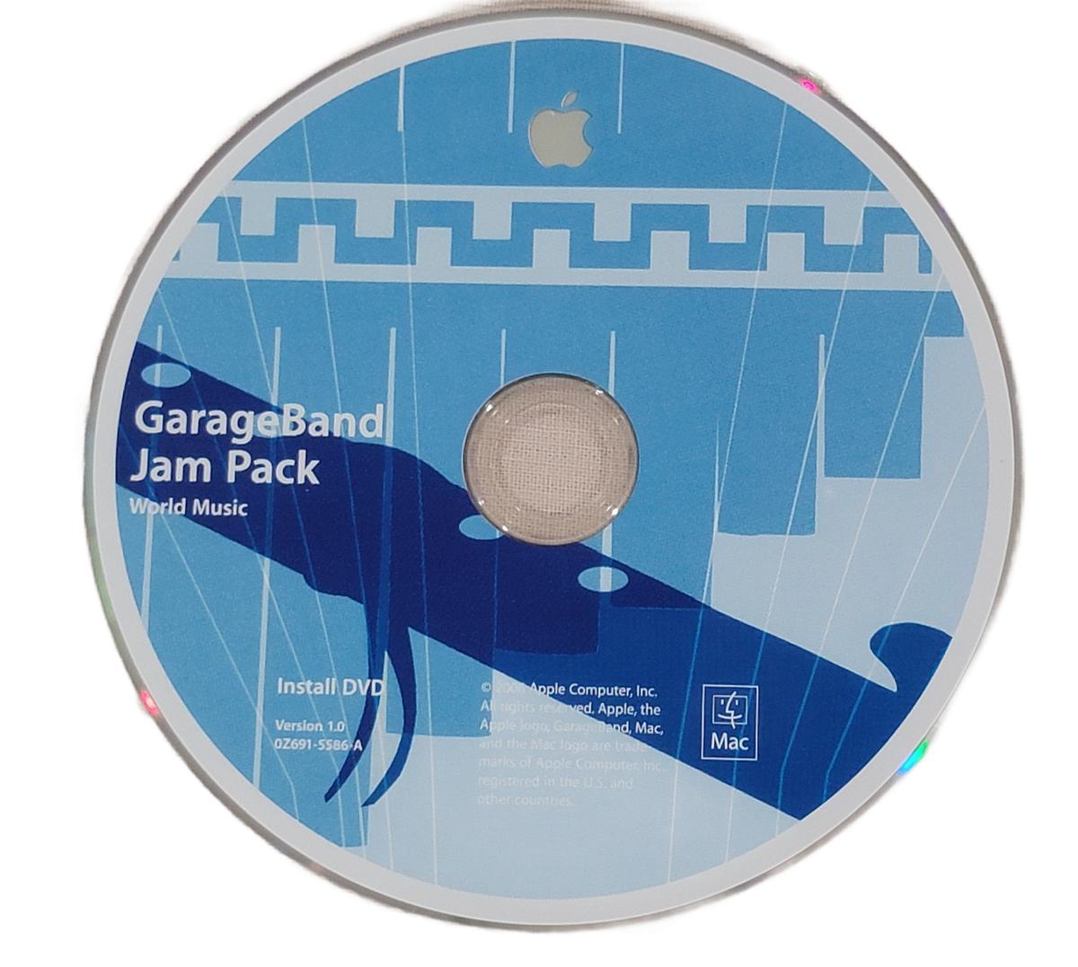 Apple GarageBand Jam Pack World Music Install DVD for Mac OS