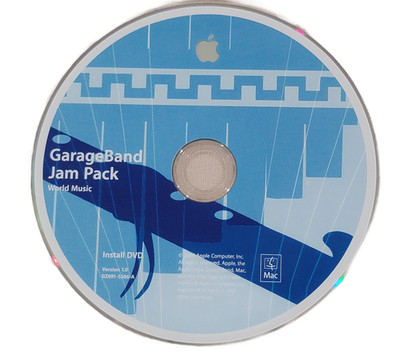 Apple GarageBand Jam Pack World Music Install DVD for Mac OS Software