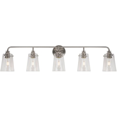 Forte Lighting 5118-05-55 Ronna Bathroom Vanity Light Brushed Nickel