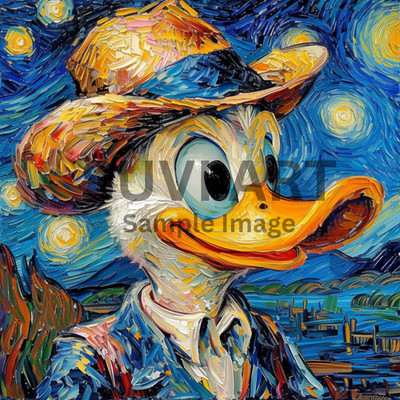 Digital Image Picture Wall art Cartoon Duck for your baby room A-262
