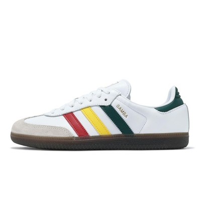 adidas Originals Samba OG Rasta White Men Unisex LifeStyle Casual