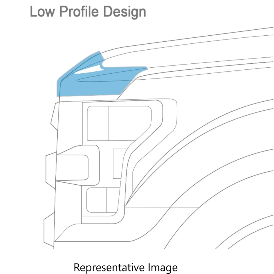 AVS Aeroskin Chrome Finished ABS Plastic Hood Bug Shield for 14-20 Nissan Rogue Foto 4 de 4