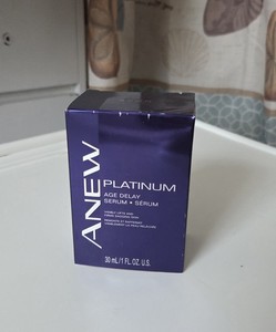 NEW Avon Anew Platinum Age Delay Serum Lifts & Firms Sagging Skin Full Size 1 oz
