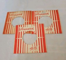 UK 45 RPM 7" RECORD SLEEVES CO. SLEEVE 3 PACK SEE PHOTO Brunswick Record SLV400 