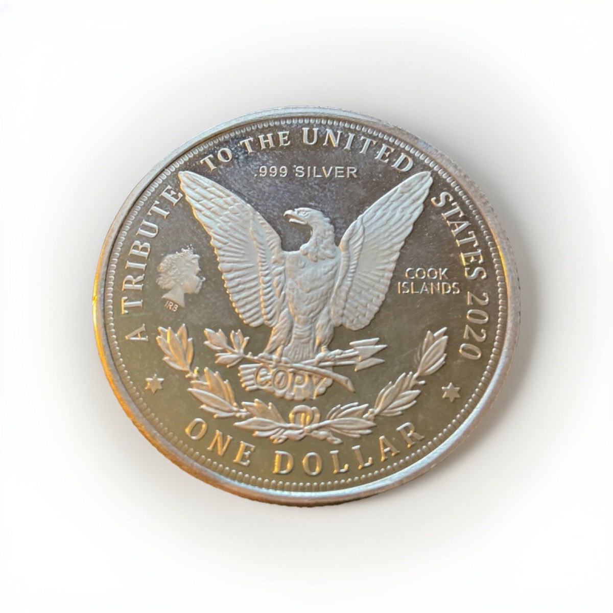 2020 Silver 1964 Tribute Morgan Dollar from Cook Islands - T8 | eBay