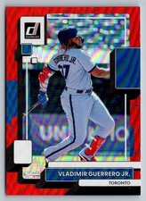 2022 Panini Donruss - Variation Red One Hand On Bat #113 Vladimir Guerrero