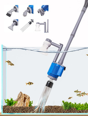 Limpiador grava para acuarios Cambiador de agua electrico automatico extraíble