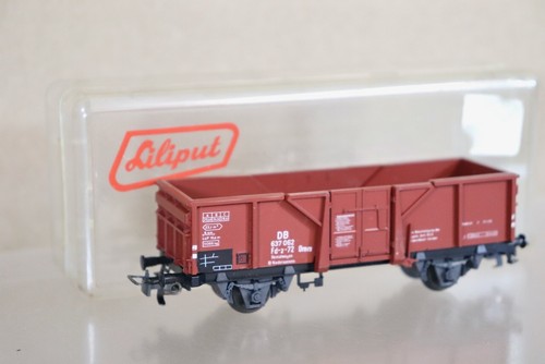 LILIPUT 211 DB BRAUNER ÖFFNUNGSMINERALWAGEN 637062 VERPACKT | Condition: Used