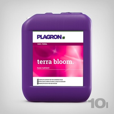 Plagron Terra Bloom 10L - Mineralischer Blütedünger für Erde, maximale Erträge