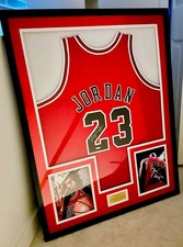Michael Jordan Signed Autographed Jersey Mitchell & Ness Red Bulls UDA