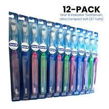 Oral-B Indicator 30 Toothbrush Compact Head, Soft Bristles 27 Tufts 80799985