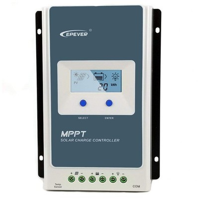 Epever MPPT 40A Solar Charge Controller 12V/24V Tracer4210AN Regulator 100V PV