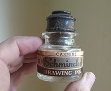 SCHMINKE DRAWING INK EMB WITH LABEL & WOOD STOPPER GRUMBACHER ARTISTS MATERIAL