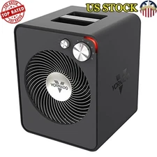 9.8 Lb Whole Room Space Heater Advanced Safety Adjustable Thermostat Vortex Heat