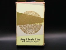 Henry G Garrelts & Sons Advertising Playing Cards Remembrance Corobex Bridge