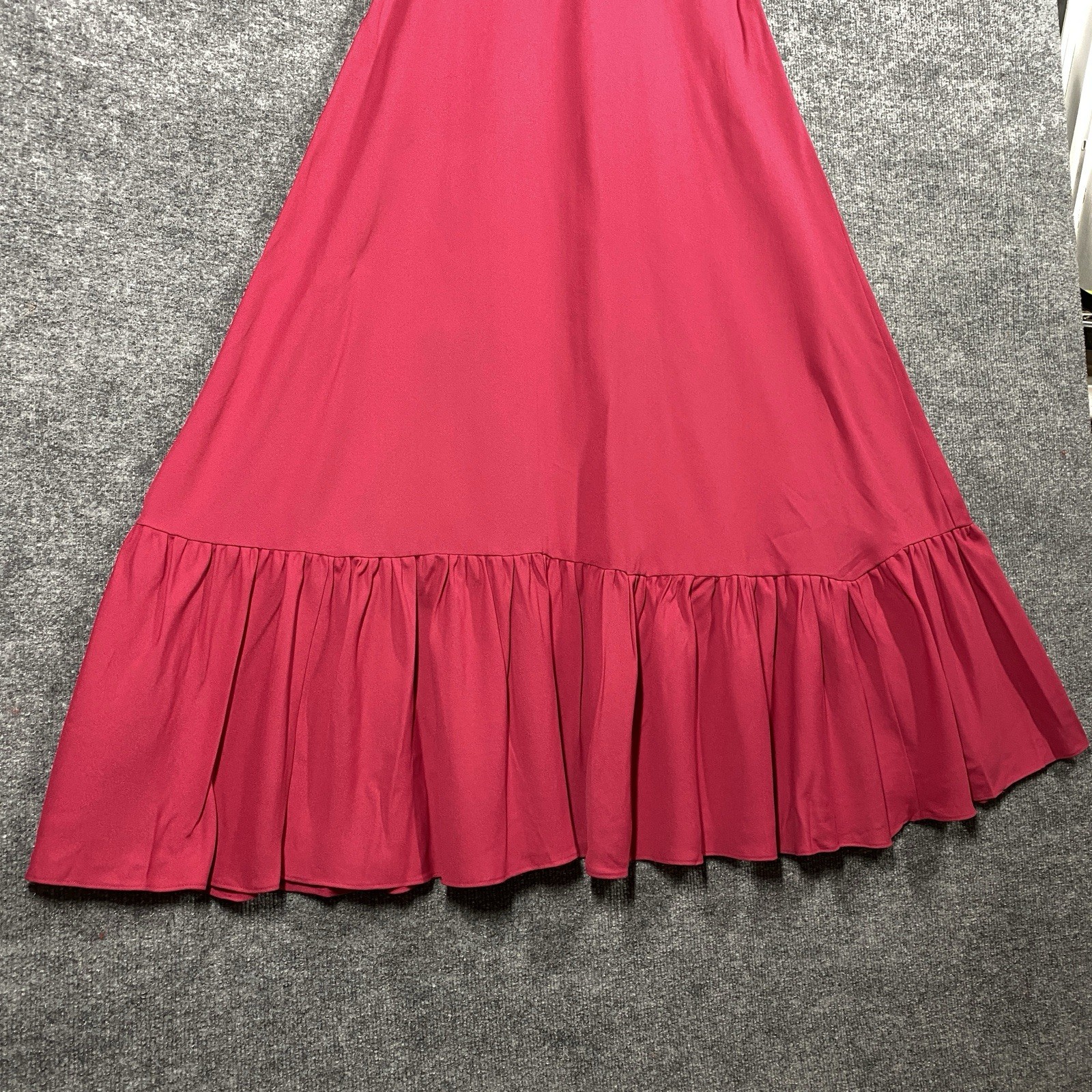 VINTAGE 60s Lorrie Deb San Francisco Dress Size 7/8 Ruffle Empire Waist Maxi