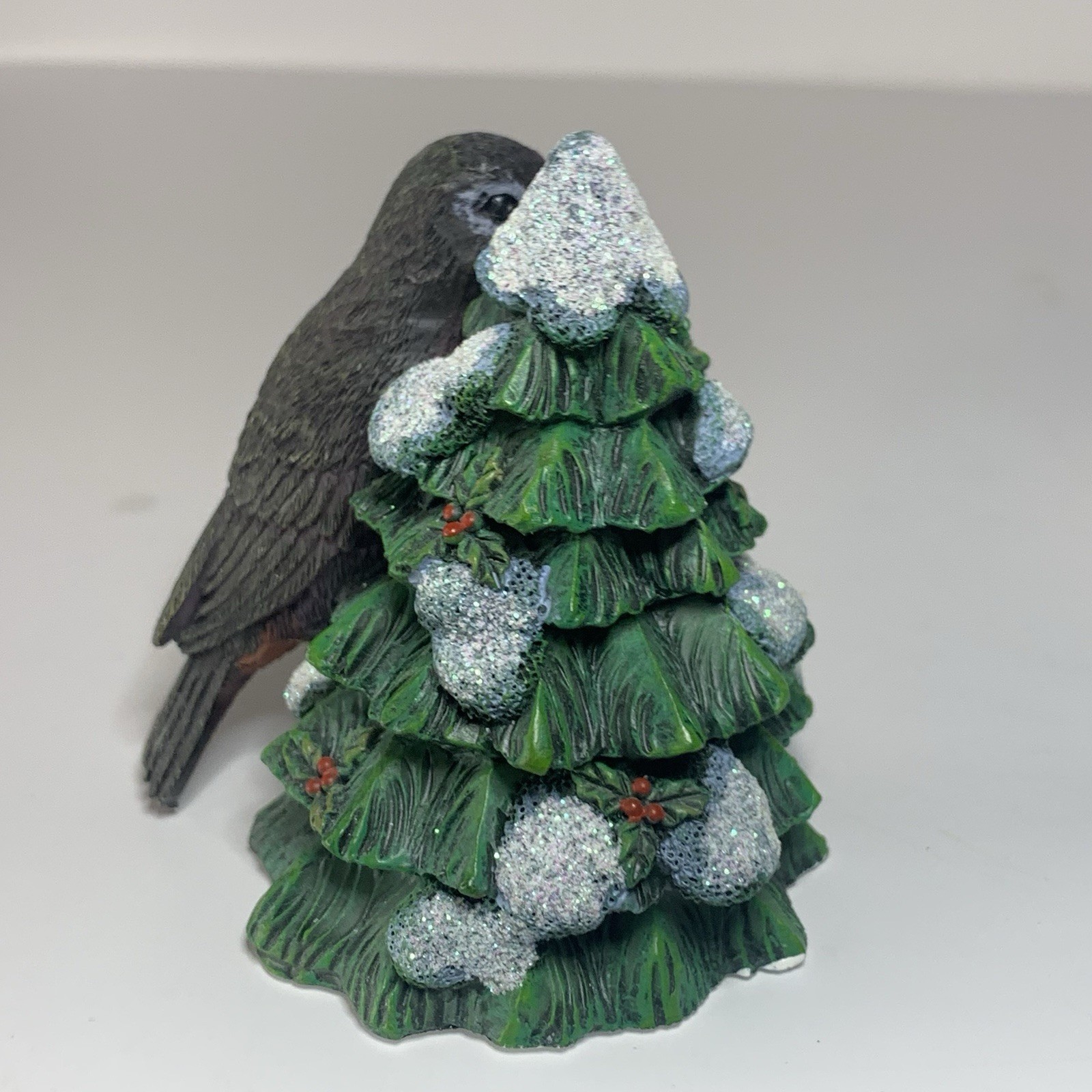 Bradford Exchange Robin With Tree Holiday Tweets Songbird Leaves 2011