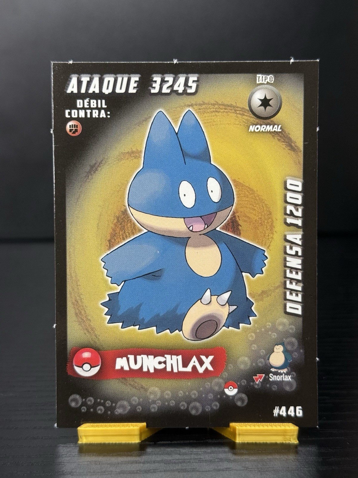 Unofficial Peruvian Card - Munchlax #446 - Regular - Mega Evolution Peru -NM