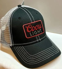 🎁  Coors Light Beer Trucker Hat –Mesh Snapback Cap - Great Christmas Gift Idea!