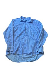 David Donahue Mens Dress Shirt Button Up Long Sleeve Purple Size 2XL