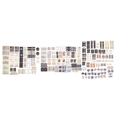 Vintage Scrapbook Supplies Pack (200 StüCk) für Art Journaling Junk Journal5635