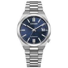 Citizen TSUYOSA NJ0200-50M Automatic Grey Blue Dial 37mm Unisex Watch Japan New