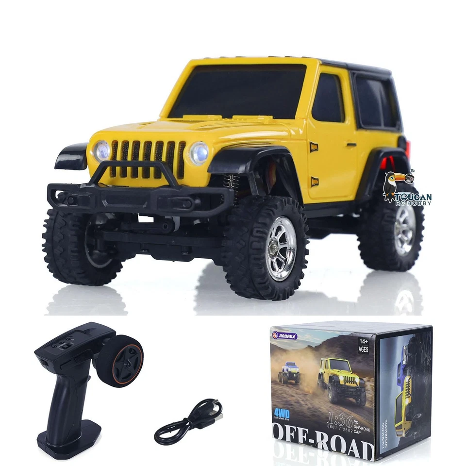US STOCK 3601 4WD 1/36 2.4G RC Rock Crawler Off Road Car Model RTR Vehicle Light - Image 3 of 4