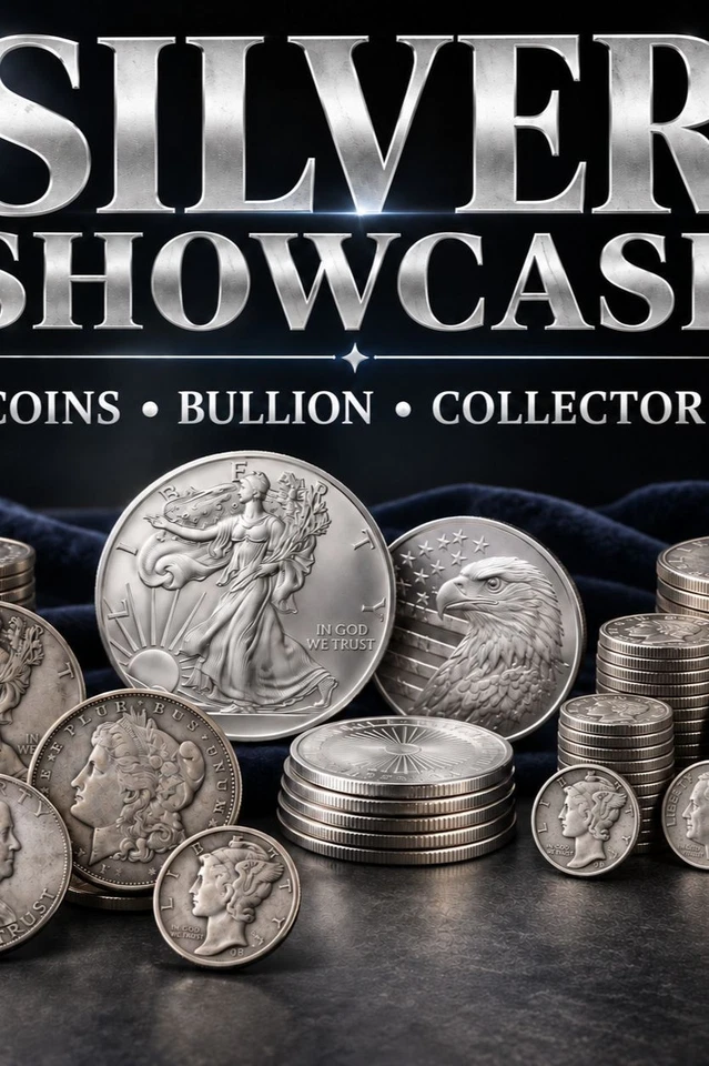 Silver & Coin Showcase: 90% Coins, Bullion & Collector Sets