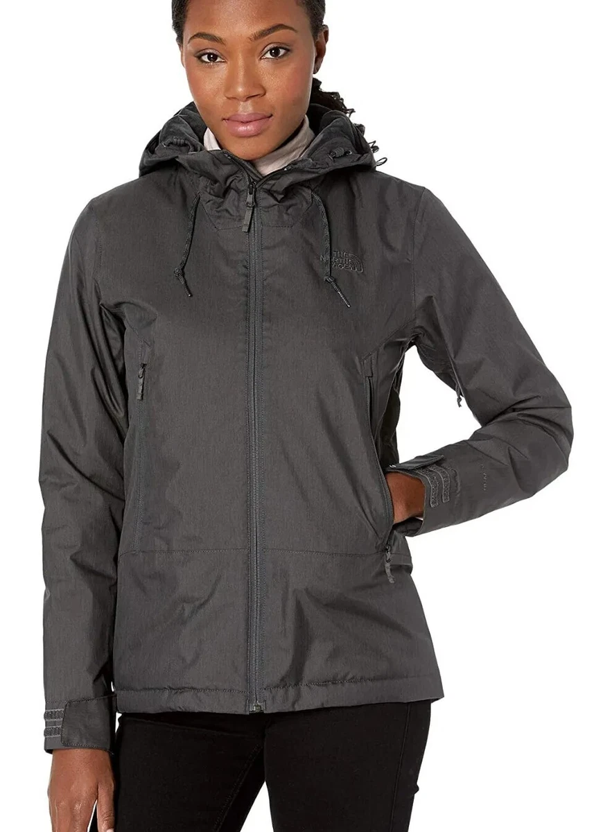 The North Face Inlux Insulated Jacket Women's Size Small $200 dark grey  Gray NEW