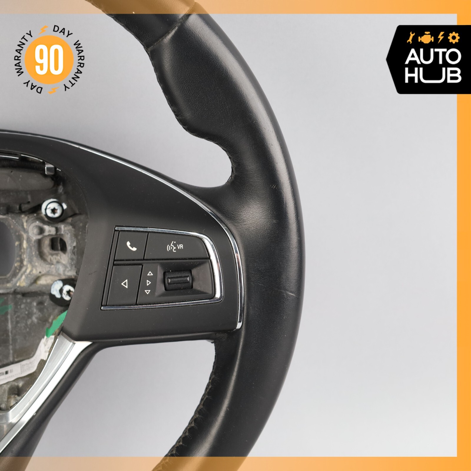 17-20 Maserati Levante M161 Steering Wheel Black 06700876130 OEM 64k