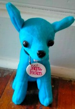 Meet the Fockers Stuffed Blue Toy Dog - Movie Collectable Promotional 17cm Tall