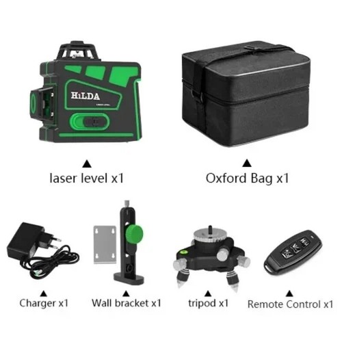 Laser Level 12 Lines 3D Self-Leveling 360 Horizontal&Vertical Cross Green Laser - Picture 21 of 22