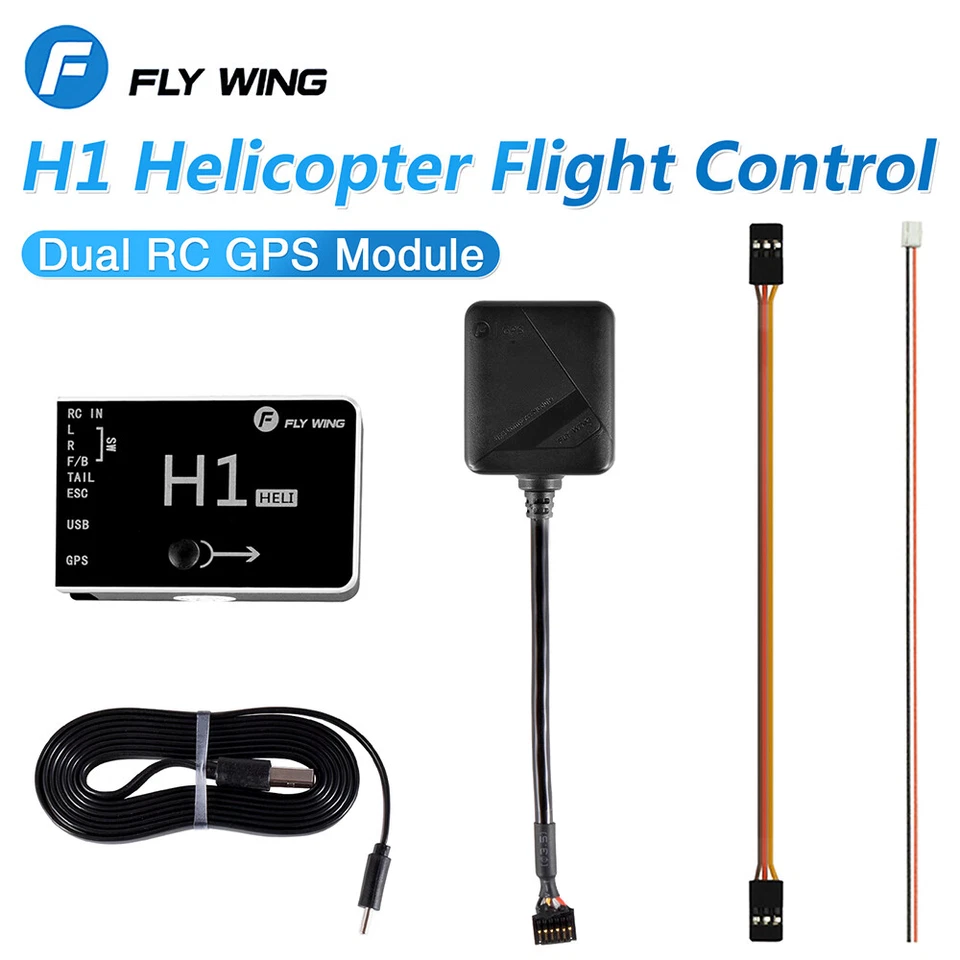 FLY Wing H1 RC Flight Controller Flybarless Gyro System for FW450 Helicopter - Image 3 of 4