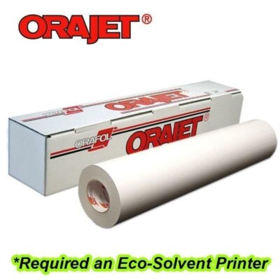 Orajet 3164 Printable Adhesive (Eco-Solvent Printer) 30''x 50yds **FREE SHIPPING*