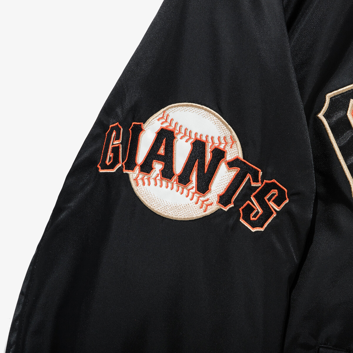New Era MLB San Francisco Giants Logo Stadium Jacket, Black