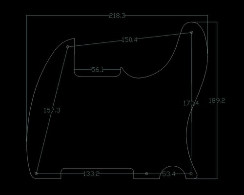 Pickguard for USA MIM Standard Fender® Telecaster ESQUIRE Tele 5-Hole Guitar - Picture 2 of 19