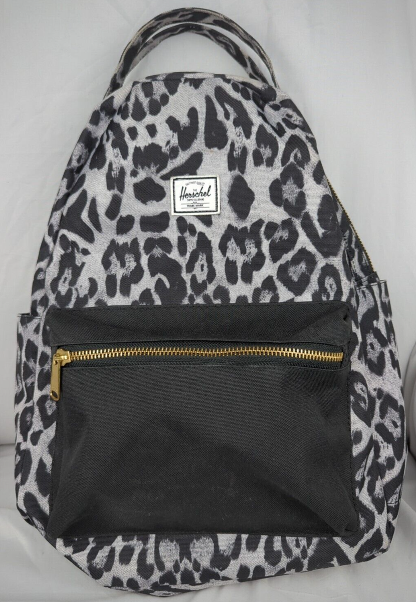 herschel backpack leopard print Nova Mini - Black Built to go Herschel Supply Co. Backpack -
