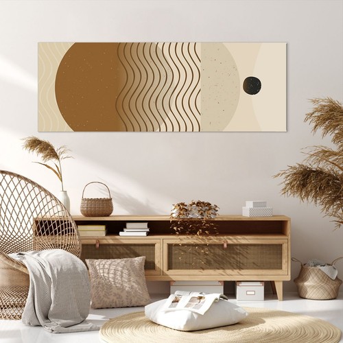 Cuadro Sobre Lienzo 140x50cm Cuadros Pared Abstracción Geometría Minimalismo Art - Imagen 5 de 10