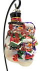 Christopher Radko Snowman Family Singing Carols Snow 5" Glass Christmas Ornament — photo 2