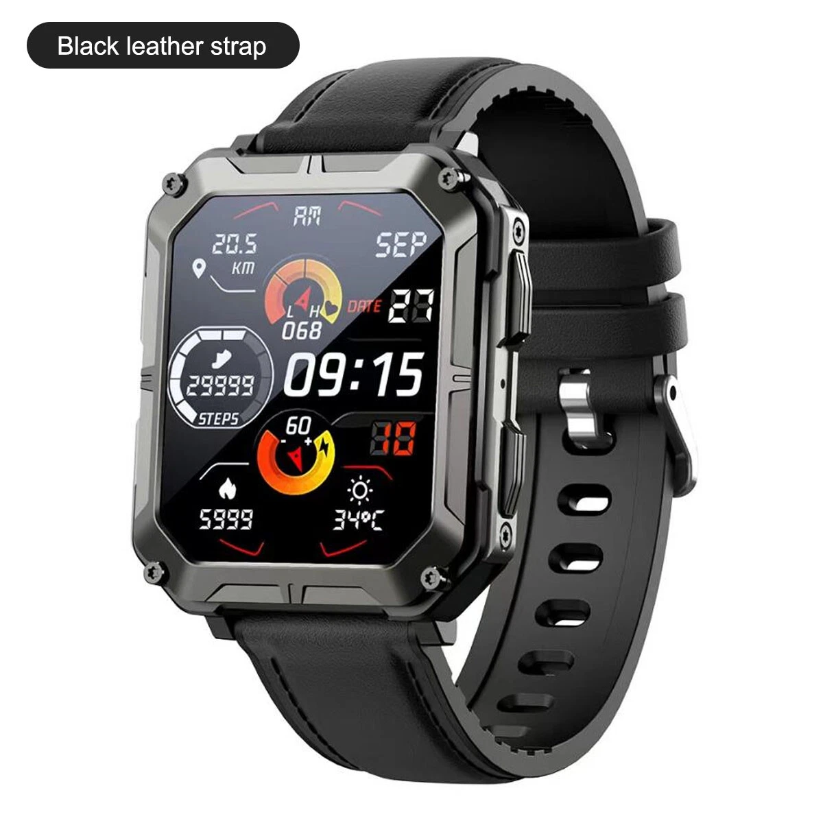 Black-Leather Strap