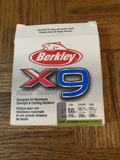 Berkeley X9 Braid Tresse 100 Lb Damaged Box