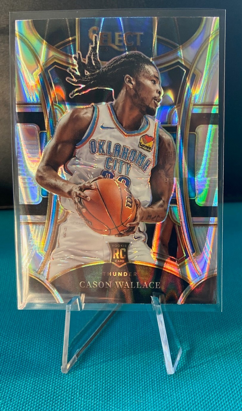 2023-24 Select NBA Cason Wallace RC Mezzanine Tectonic Prizm #321
