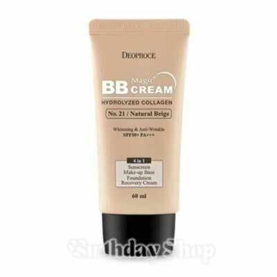 Deoproce Magic Collagen BB Cream SPF50+ PA+++ 60ml No.21/23 - Anti-Wrinkle Cover