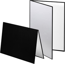 3 in 1 Photography Reflector Cardboard, 12 X 8 Inch Folding Light Diffuser Board