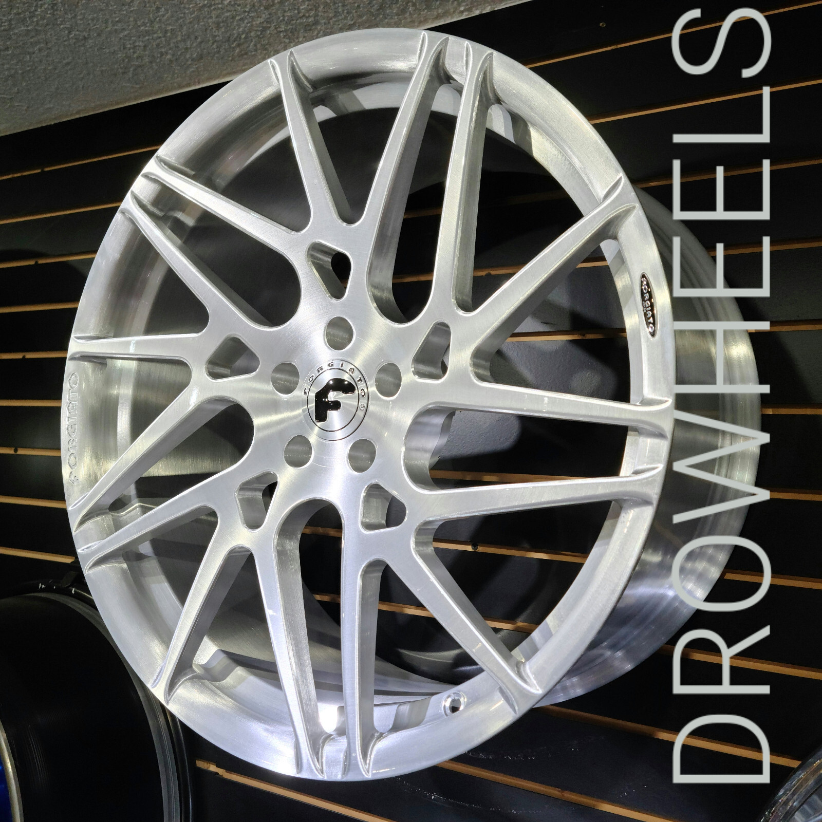 22" FORGIATO TWISTED MAGLIA-2 MONOBLOCK WHEELS 5X112 BRUSHED BENZ BENTLEY AUDI