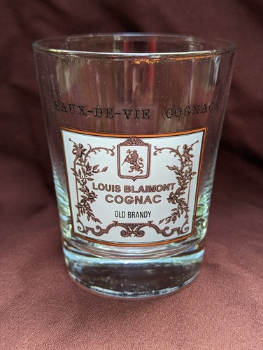 Vintage LOUIS BLAIMONT COGNAC Old Brandy Glass Eaux-De-Vie French - 第 1/4 張圖片