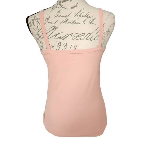 No Boundaries Ladies Pink Stretch Ribbed Cami - Size Large - Picture 3 of 6