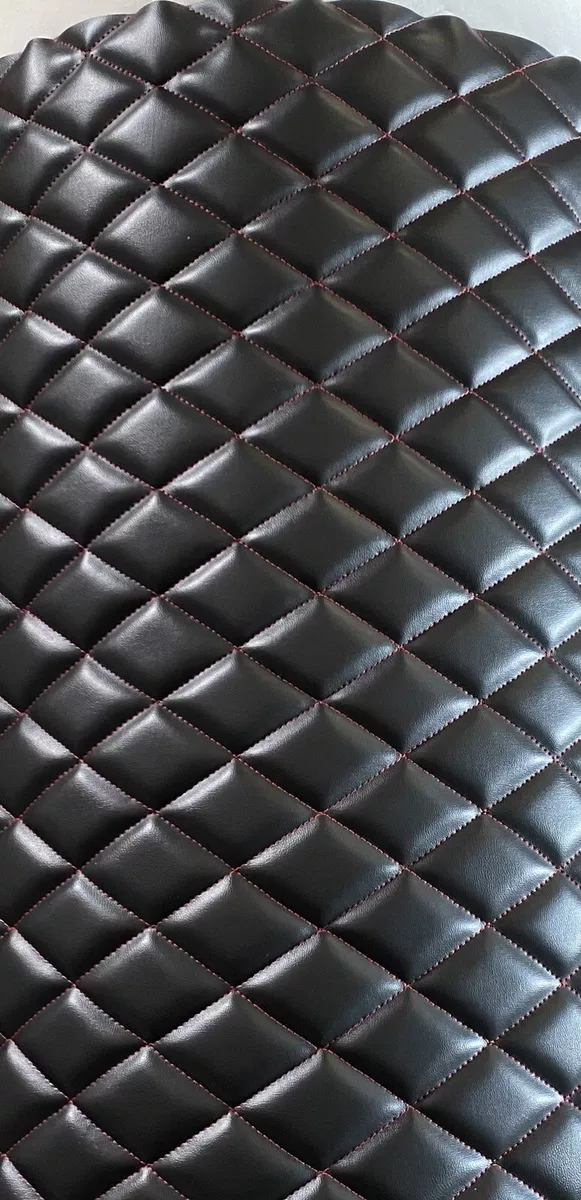 Black Vinyl Fabric, Fine Waterproof Leather Match